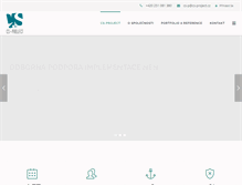 Tablet Screenshot of cs-project.cz